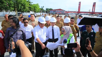 Herman Deru Tinjau Revitalisasi Air Mancur, Titik Nol dan BKB Melalui Program BKBK Gubernur Sumsel