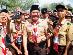 Herman Deru Ajak Peserta Perkemahan Temu Karya Pramuka Madrasah, Masifkan Sosialisasi GSMP ke Seluruh Penjuru Sumsel