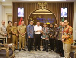 Terima Audiensi Dirut PTBA, Gubernur Herman Deru Support Rencana Pengembangan dan Peningkatan Produksi PTBA