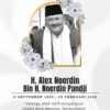 Mantan Gubernur Sumatera Selatan dua periode (2008–2018), H. Alex Noerdin meninggal dunia, Rabu (25/2/2026).