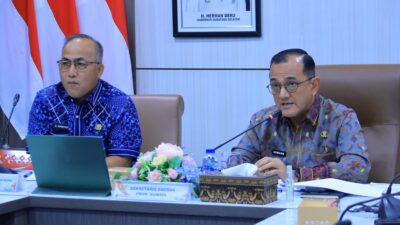 Sekda Edward Candra Pimpin Rapat Finalisasi Program Strategis Nasional di Sumsel