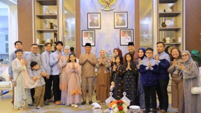 Wagub Sumsel Cik Ujang Gelar Open House Idulfitri, Pererat Silaturahmi dengan Masyarakat