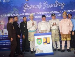 Resmikan Ground Breaking Jalan di PALI, Gubernur Herman Deru Targetkan Infrastruktur Dorong Segitiga Emas Sumsel