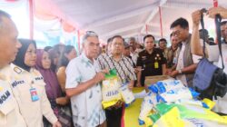 Warga Lawang Wetan Serbu Operasi Pasar Murah dan Isi Ulang LPG 3 Kg dari Pemkab Muba