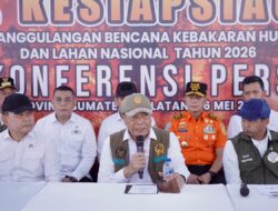 Cegah Karhutla di Sumsel, Wamen Ossy Dermawan Imbau Pemegang HGU Lakukan Tindakan Pencegahan