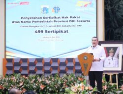 Wamen Ossy Dermawan Sebu Sertipikasi Tanah DKI Jakarta Capai 98,6 Persen, Jadi Contoh bagi Daerah Lain