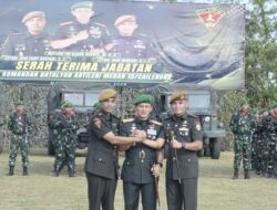 Pangdam II/Sriwijaya Pimpin Sertijab Danyon Armed 15/Cailendra Martapura