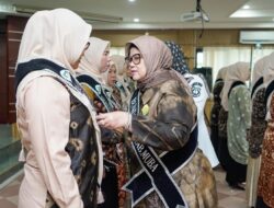 15 Bunda PAUD Kecamatan Dikukuhkan, Fatimah Toha: Jangan Ada Anak Muba Lewatkan Satu Tahun Prasekolah