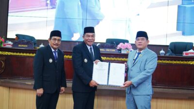 Bupati Toha dan DPRD Muba Sepakati Perda Perubahan Pajak dan Retribusi Daerah
