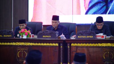 Bupati Toha Hadiri Rapat Paripurna ke-12 DPRD Muba, Bersinergi untuk Sejahtera Masyarakat 
