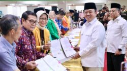 Gandeng 28 Kampus, Menteri Nusron Wahid Targetkan 14 Ribu Sertipikasi Tanah Wakaf di Sulsel Rampung dalam Satu Tahun