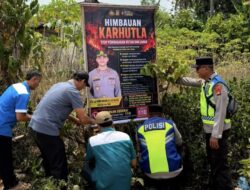 Cegah Karhutla Meluas, Polres OKU Timur Berhasil Antisipasi 116 Titik Api