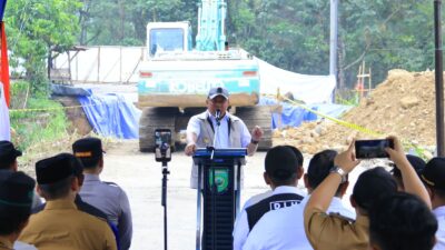 Groundbreaking Jembatan Seleman Ulu, Herman Deru Tegaskan Pembangunan Harus Beri Manfaat Jangka Panjang