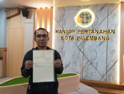 Masyarakat Buktikan Langsung Layanan Perubahan Hak Satu Hari di Kantah Kota Palembang